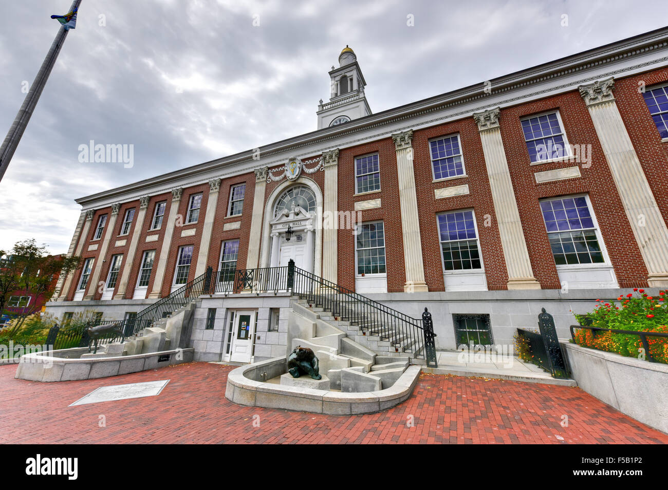 Burlington City Hall at the intersection of Church Street and Main