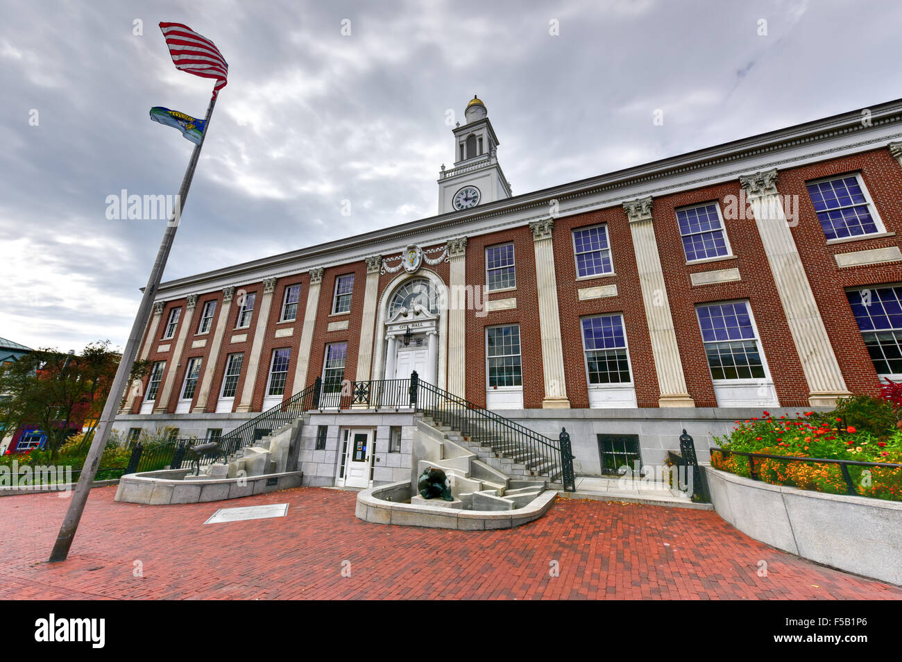 Burlington City Hall at the intersection of Church Street and Main