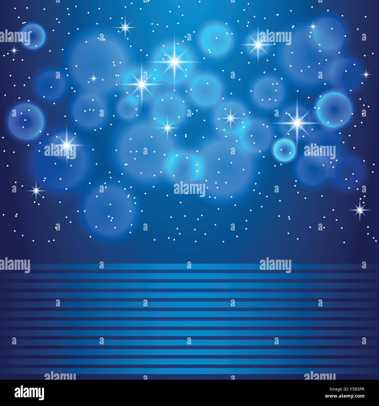 Vector space blue background illustration Stock Vector Image & Art - Alamy