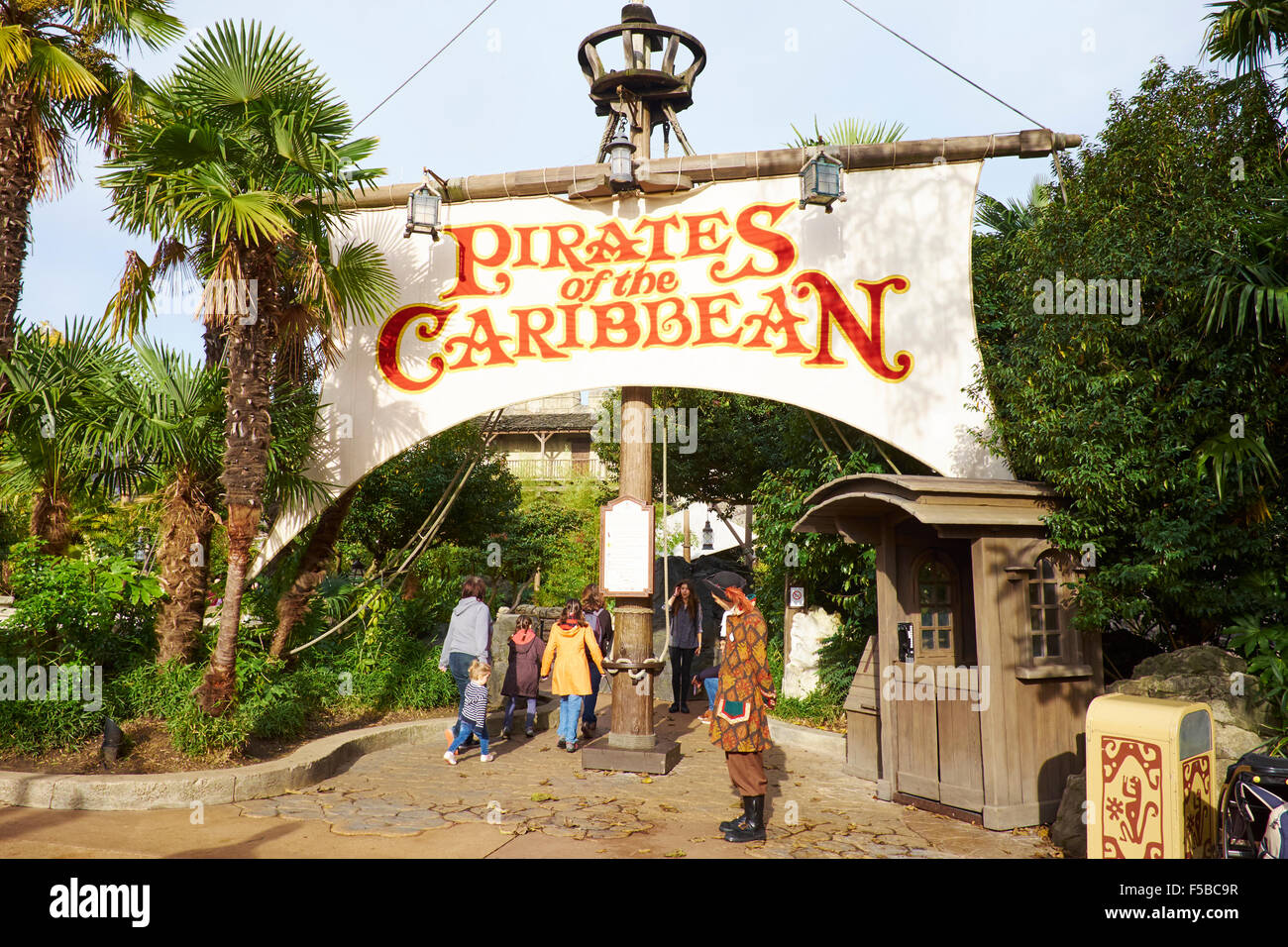 Pirates Of The Caribbean Ride In Adventureland Disneyland Paris Marne-la-Vallee Chessy France Stock Photo
