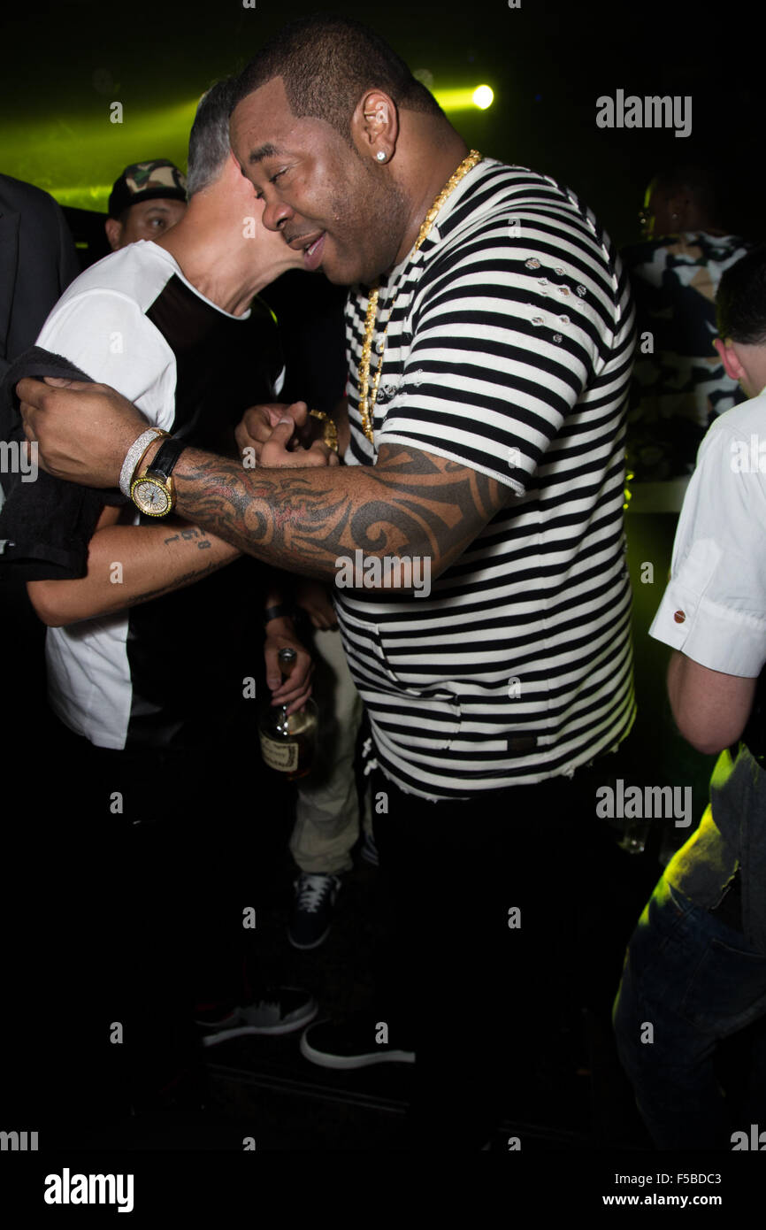 Perk Marketing and Busta Rymes pre 2015 MTV awards Party  Featuring: Busta Rymes, Guest Where: Hollywood, California, United States When: 29 Aug 2015 C Stock Photo