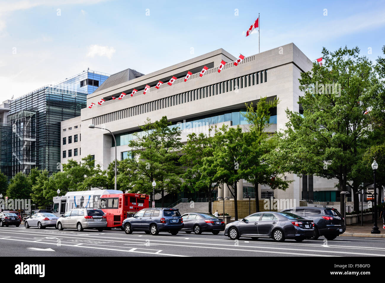Embassy of Canada, 501 Pennsylvania Avenue NW, Washington, DC Stock