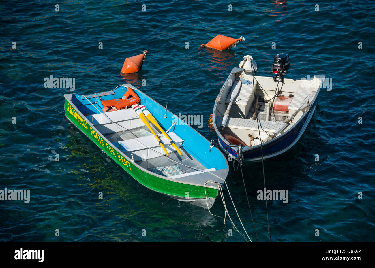 Water two boats hi-res stock photography and images - Alamy
