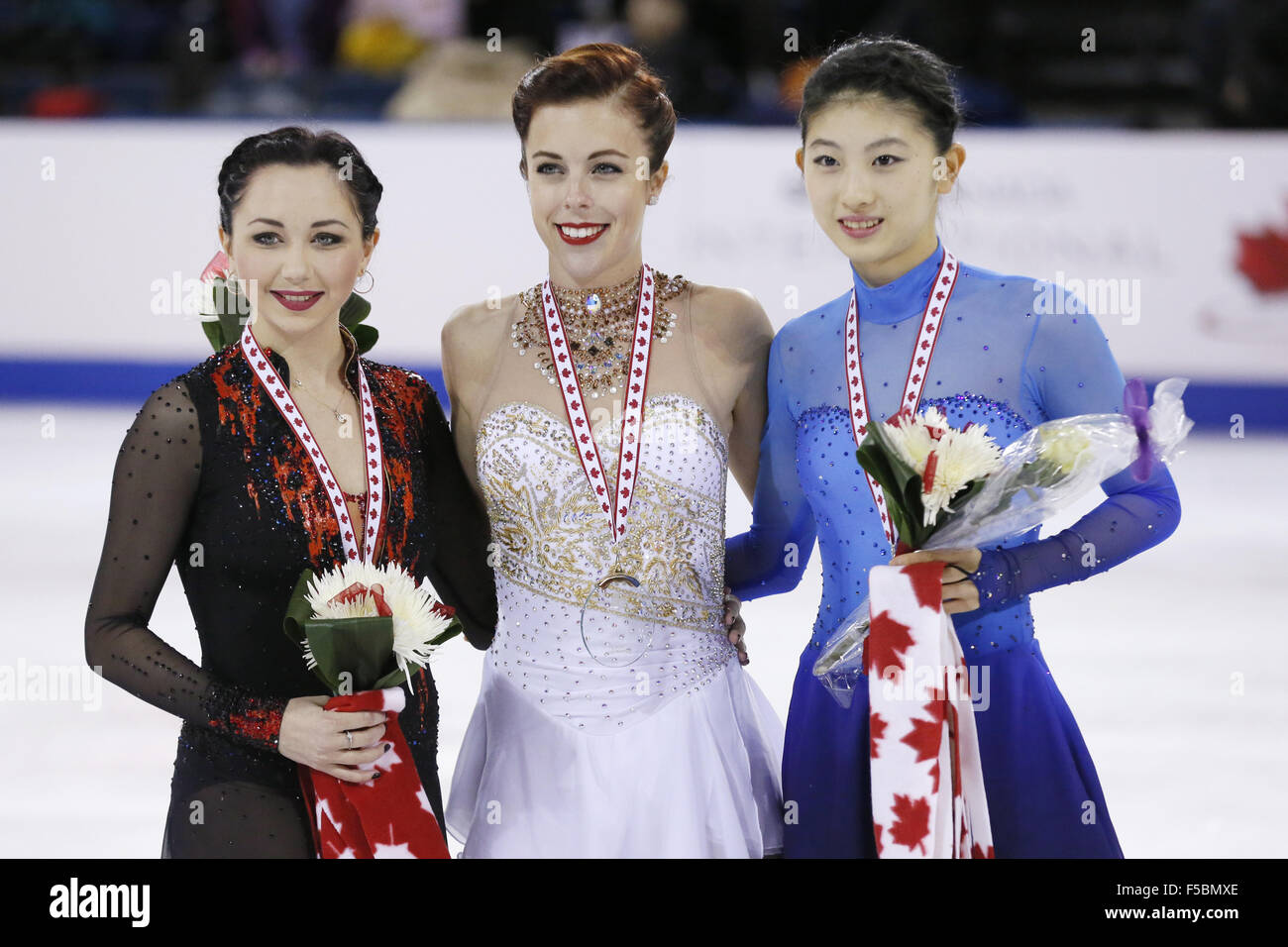 Lethbridge, Alberta, Canada. 31st Oct, 2015. (LR) Elizaveta