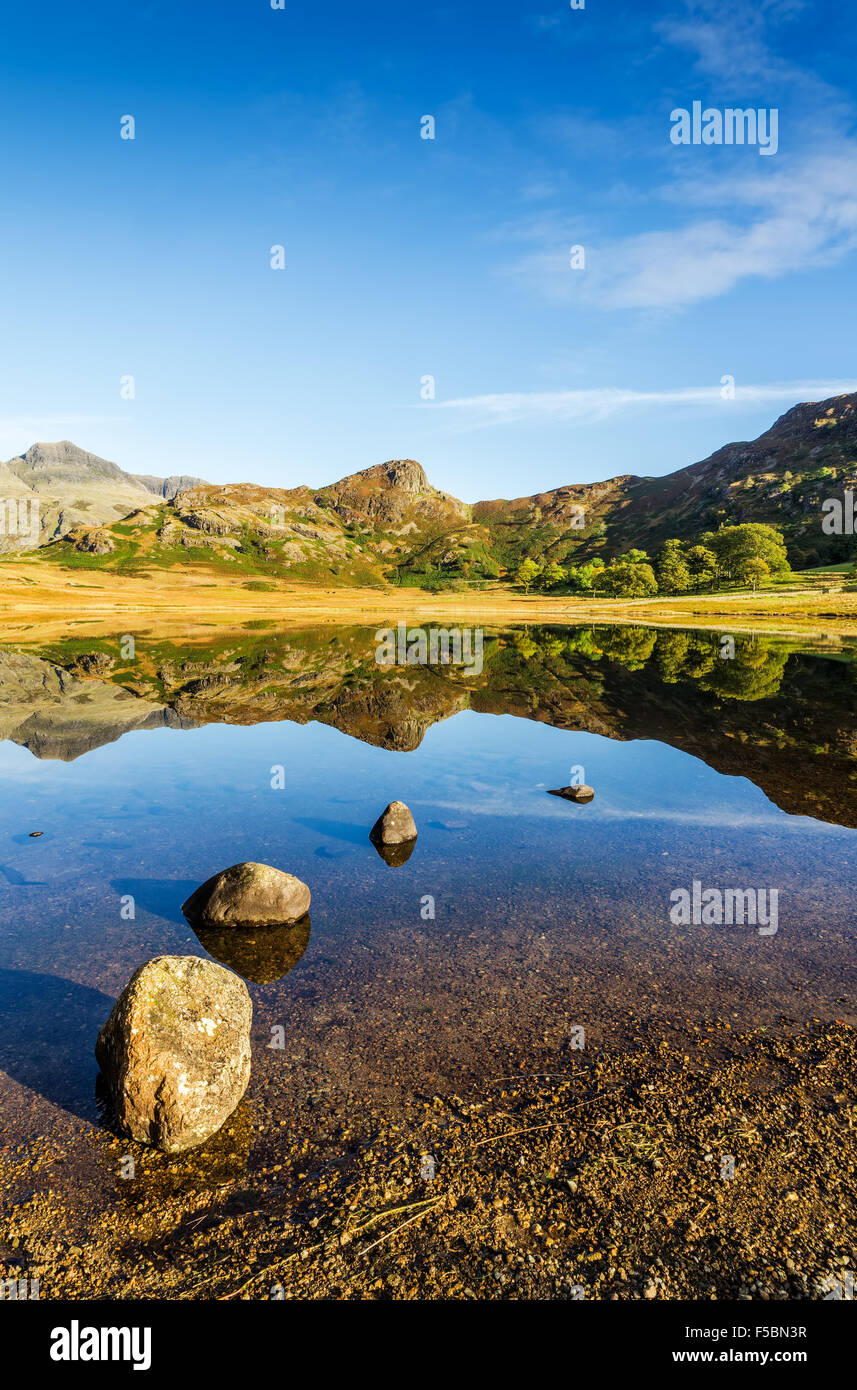Blea Tarn in the English Lake District Stock Photo