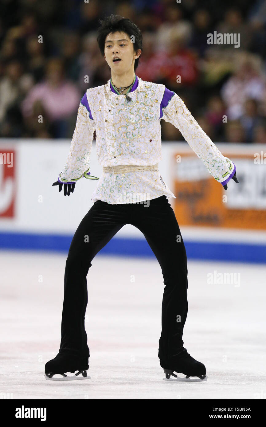 Lethbridge, Alberta, Canada. 31st Oct, 2015. Yuzuru Hanyu (JPN) Figure