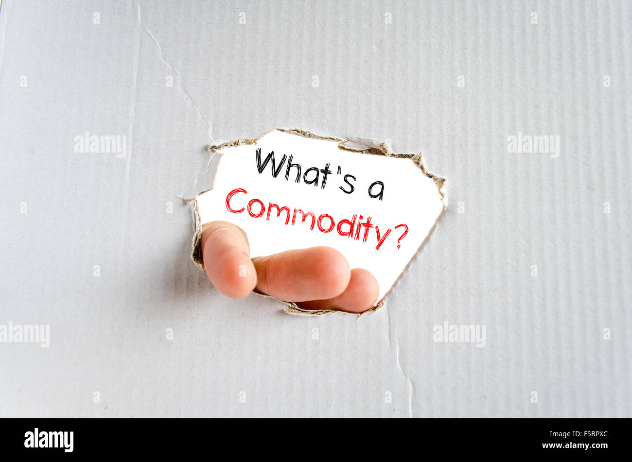 What's commodity text concept isolated over white background Stock ...