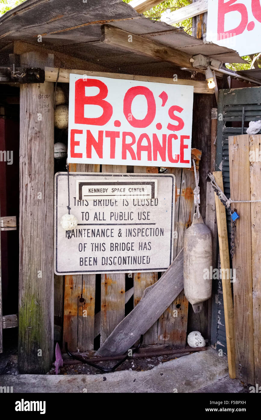 Bo’s Fish Wagon restaurant Key West, Florida, USA Stock Photo