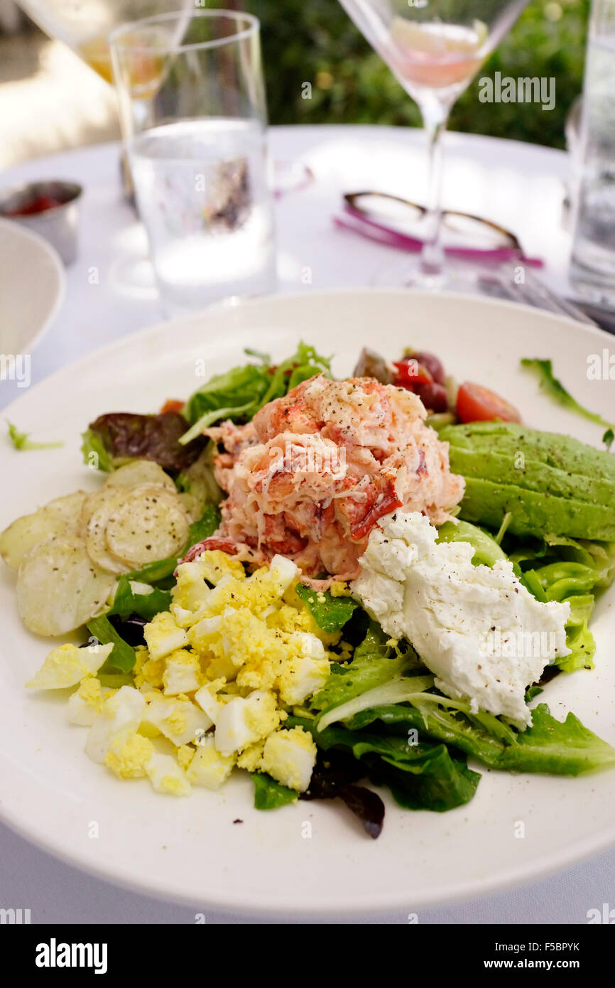 Latitudes Restaurant on Sunset Key, Key West, Florida, USA Lobster