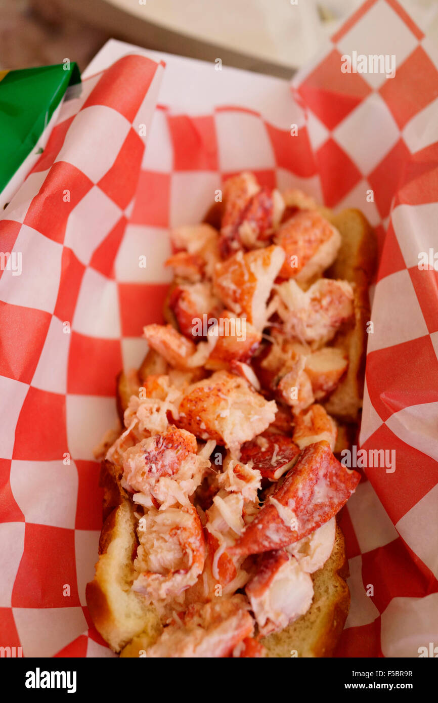 Lobster Roll at Eaton Street Seafood Market restaurant Key West Florida