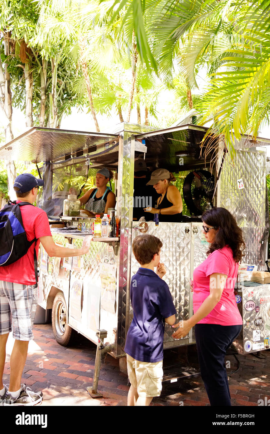 Garbo’s Grill Food Cart Key West Florida USA Stock Photo