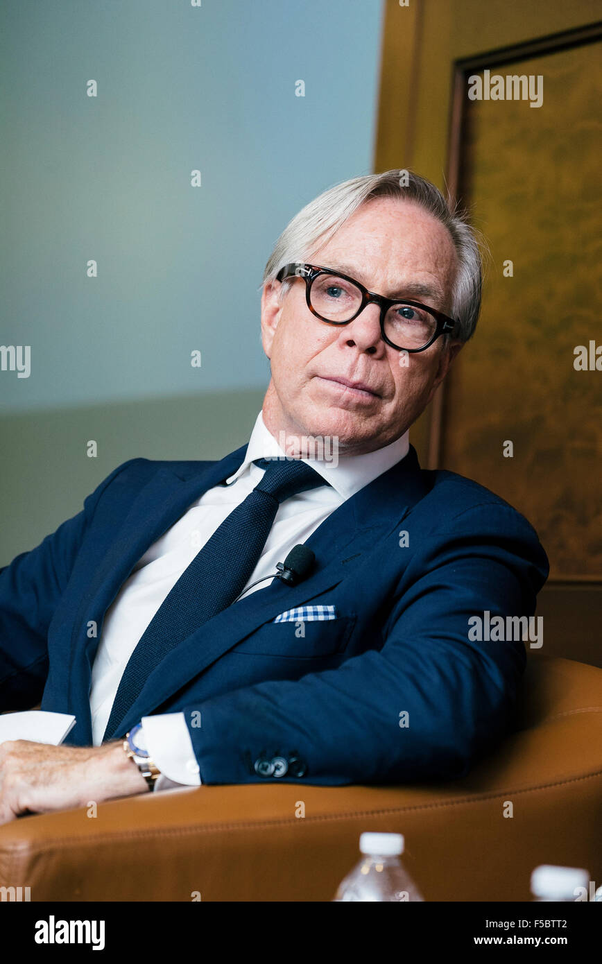 American fashion designer Tommy Hilfiger Stock Photo - Alamy