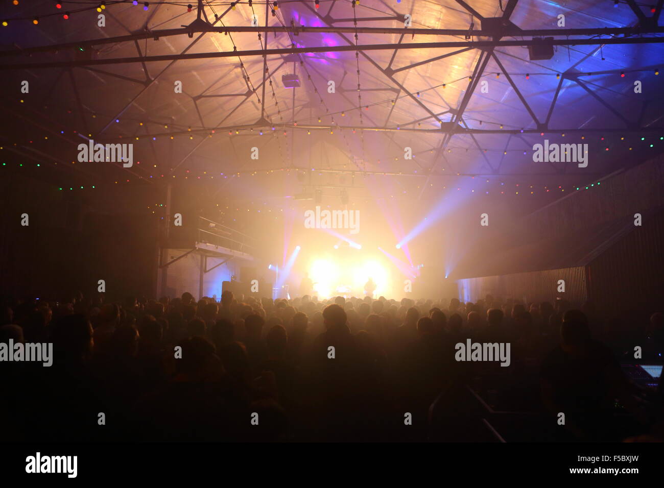 Liverpool, UK. 31st October, 2015. Deerhunter perform live at the closing party of Liverpool Music Week 2015 at the Camp and Furnace. © Simon Newbury/Alamy Live News Stock Photo