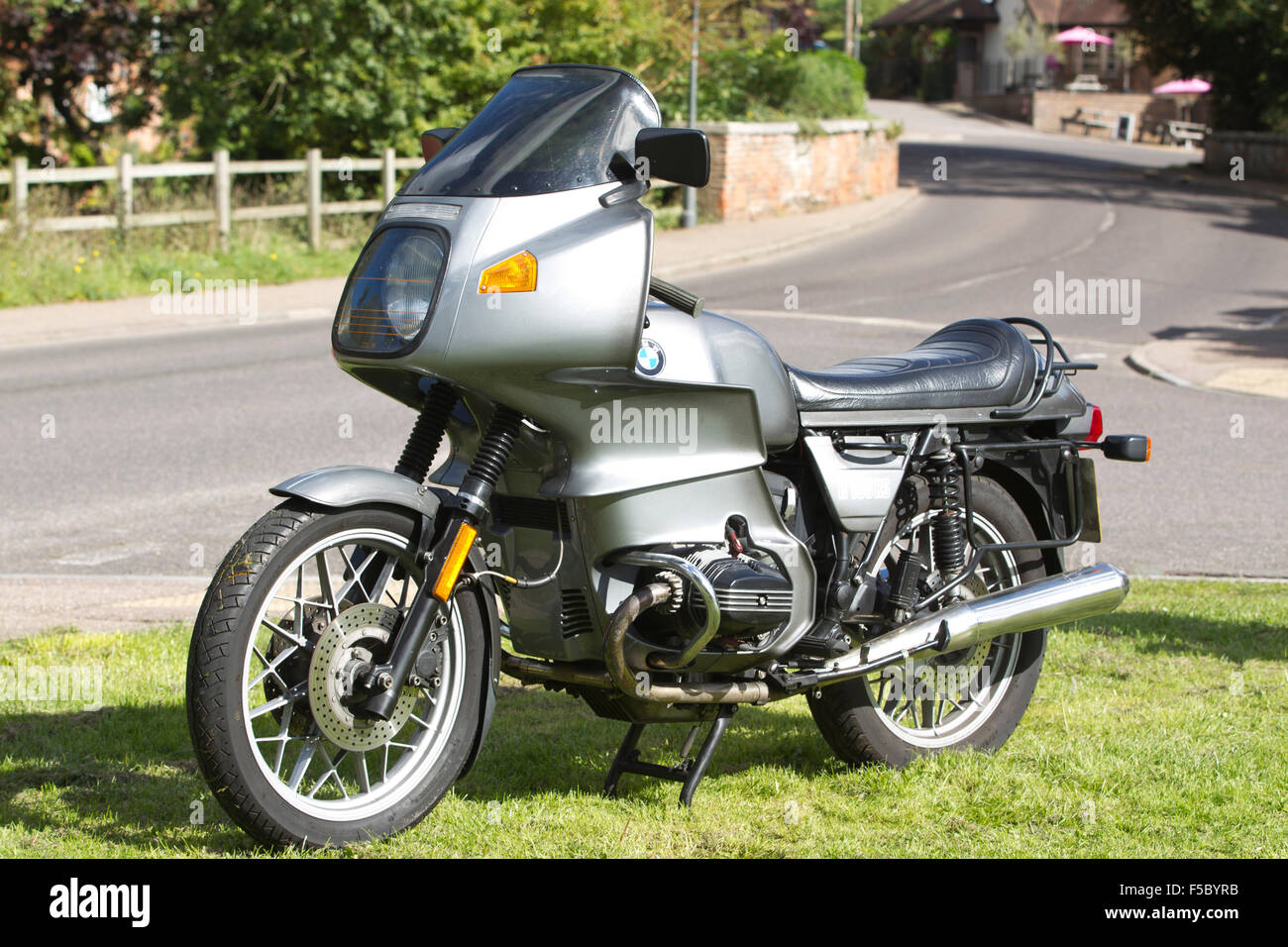 1976 BMW R100 RS two-cylinder air-cooled engine full-fairing motorbike Stock Photo
