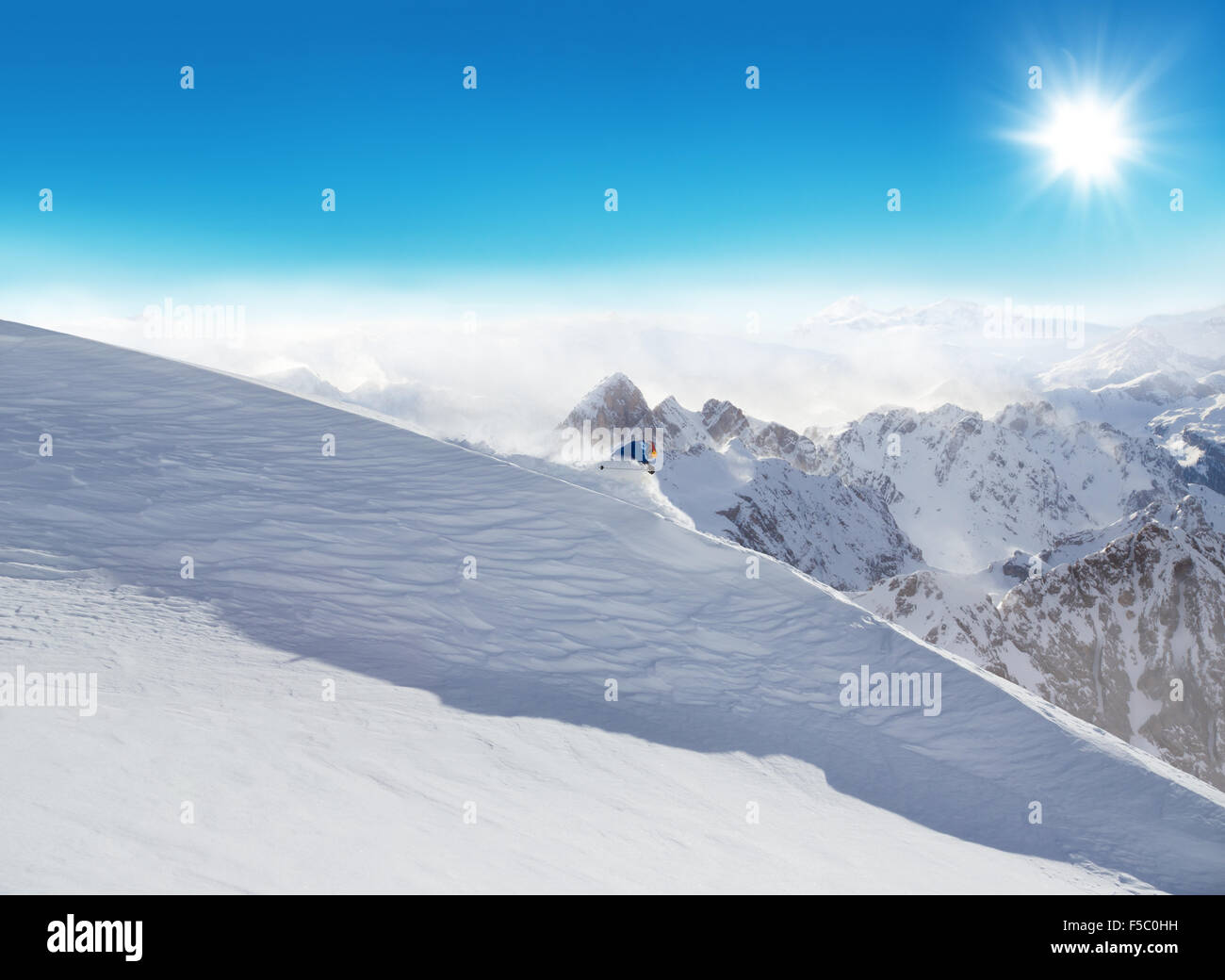 Winter snowy landscape Stock Photo - Alamy