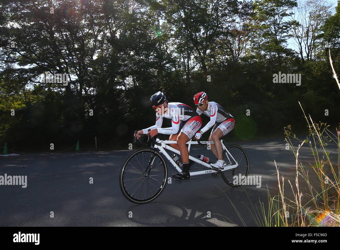 Japanese cycle sportscenter, Shizuoka, Japan. 1st Nov, 2015. Tatsuyuki