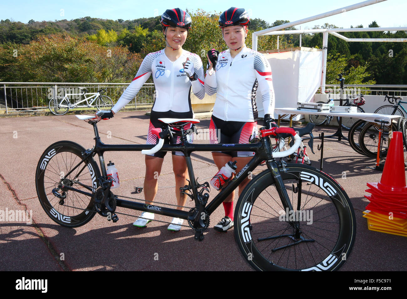 Japanese cycle sportscenter, Shizuoka, Japan. 1st Nov, 2015. Yurie