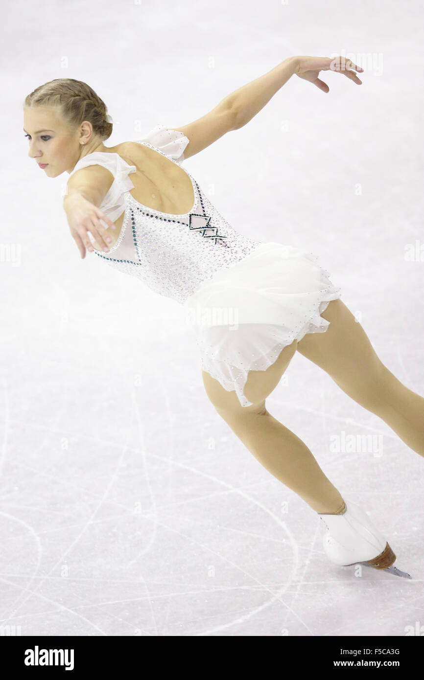 Lethbridge, Alberta, Canada. 31st Oct, 2015. Polina Edmunds (USA