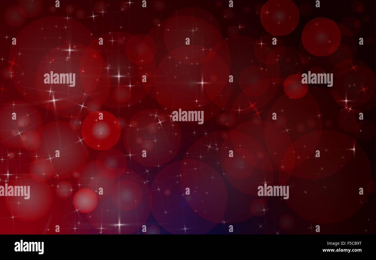 Red Star Vector Abstract Rounded Red abstract background is with circles and stars.Vector Stock Vector ...