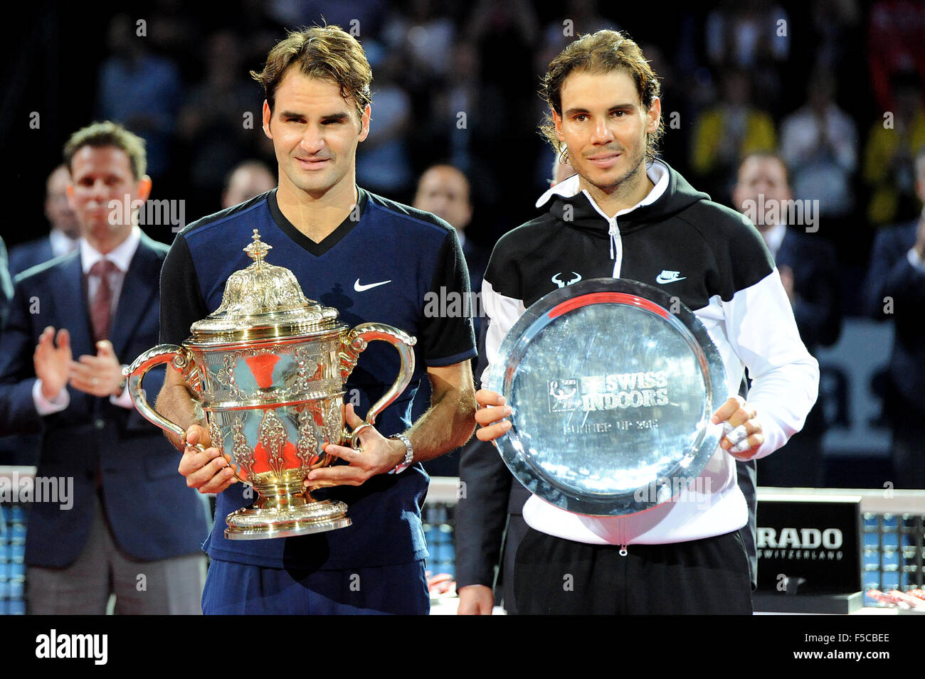 Basel, Switzerland. 01st Nov, 2015. Basel Swiss Indoor Tennis