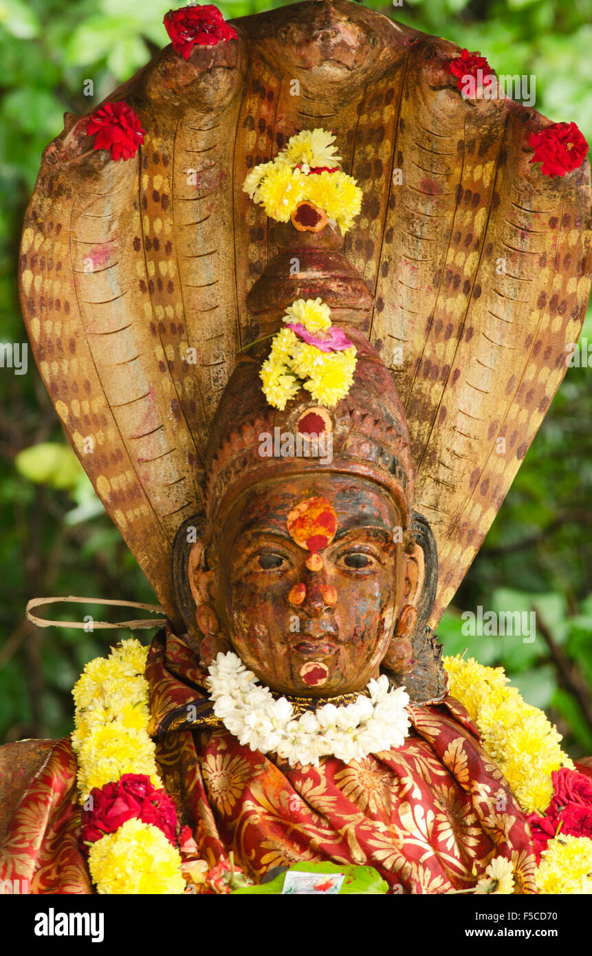 Hindu temple of Lord Shiva in Chennai, Madras, Tamil Nadu, India, Asia Stock Photo