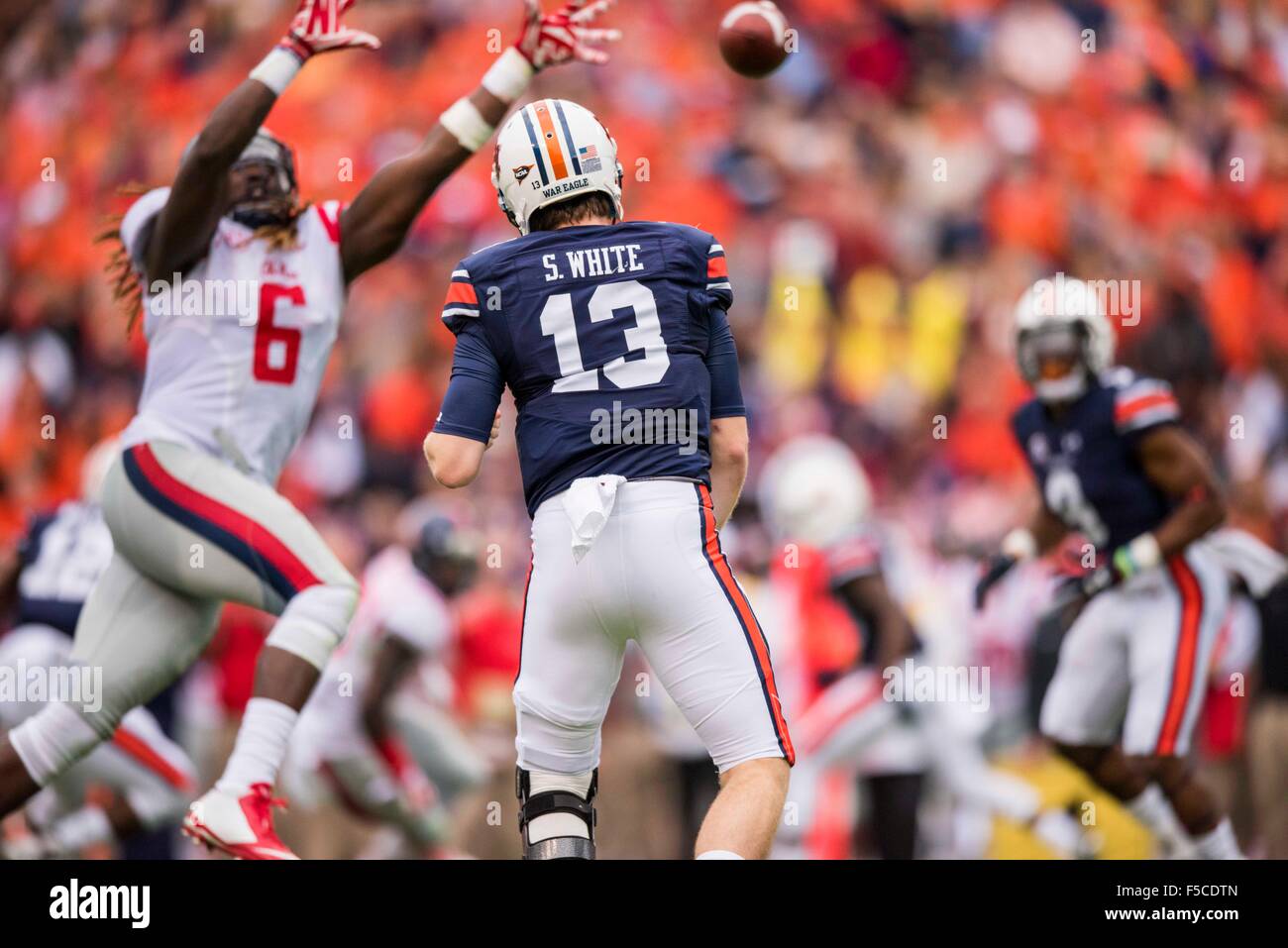 white auburn football jersey