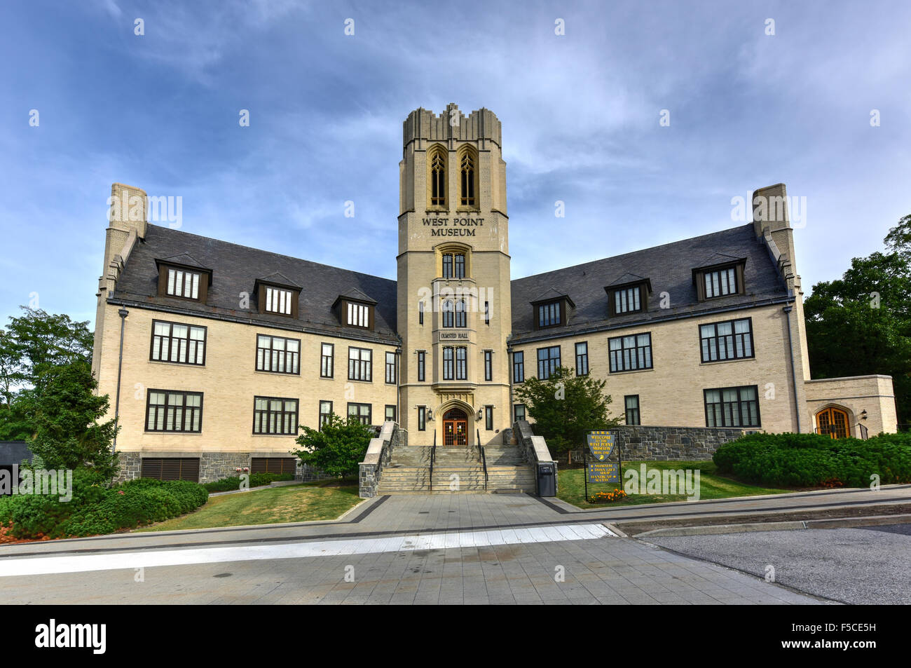 West Point Museum at Olmsted Hall at the US Military Academy, West Point in New York. Stock Photo