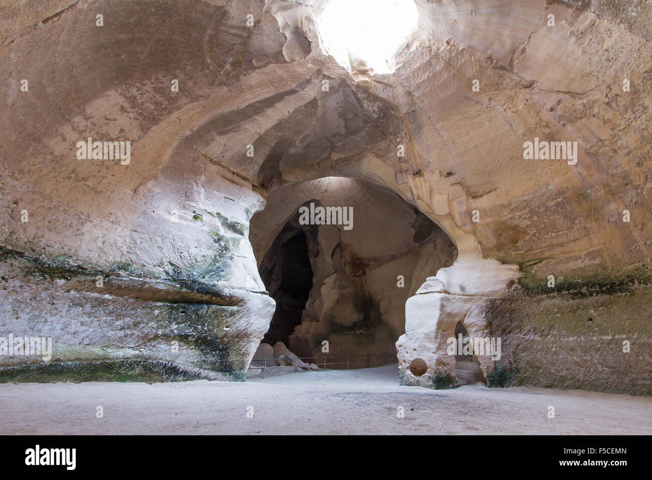 Cave ar Bet Guvrin national park. Israel. Stock Photo