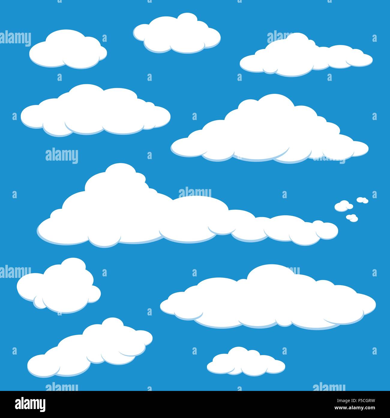 Cloud Blue Sky Vector Stock Vector Image & Art - Alamy
