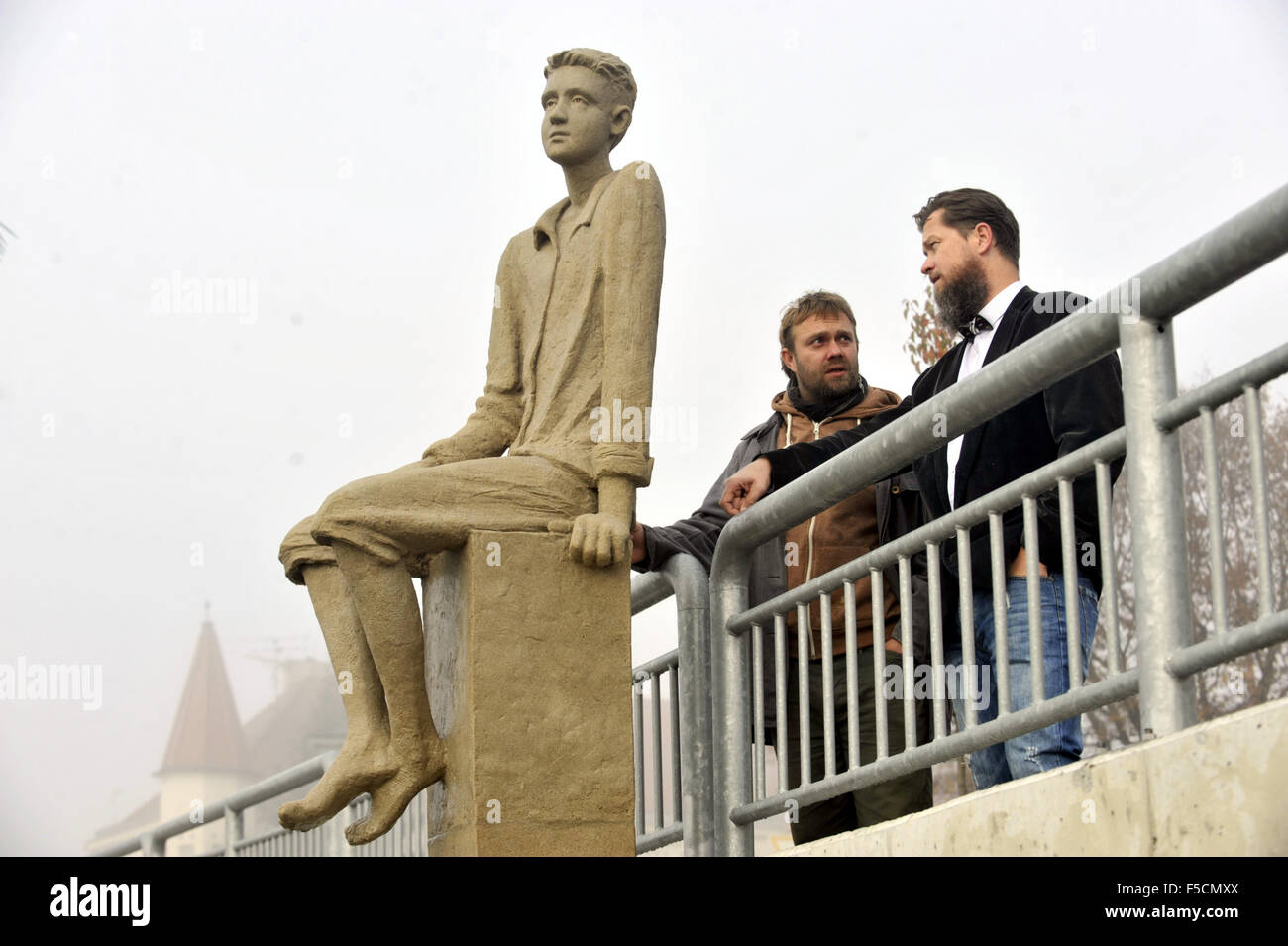 The statue of Jan Antonin Bata was unveiled in Uherske Hradiste Stock Photo  - Alamy