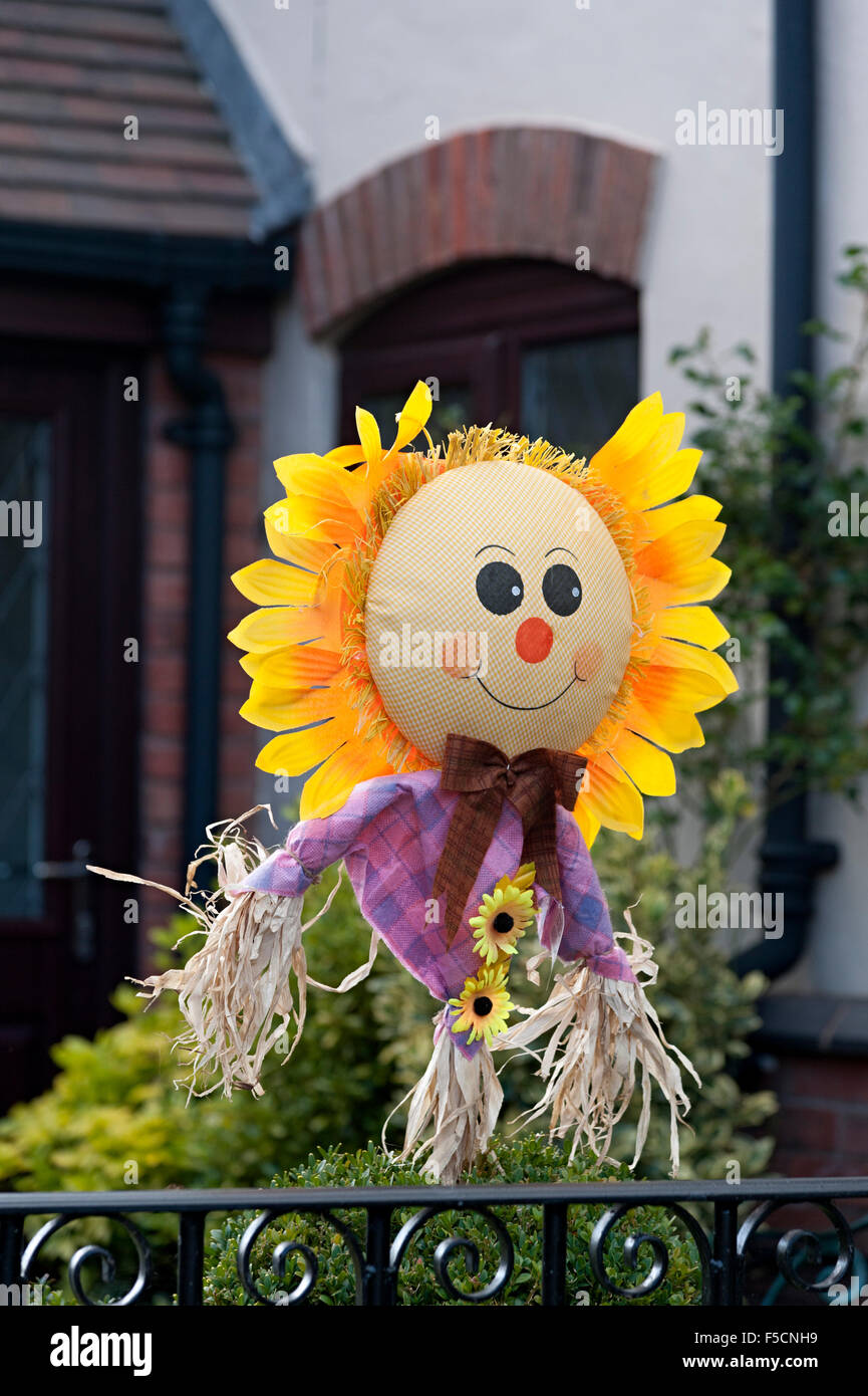 Pattingham scarecrow festival Staffordshire 2015 Stock Photo
