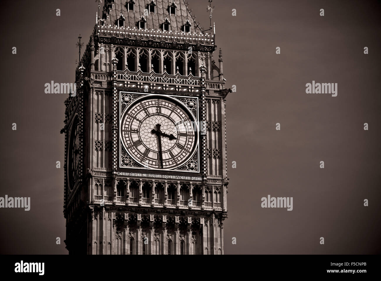 Big Ben tower clock, London, UK Stock Photo