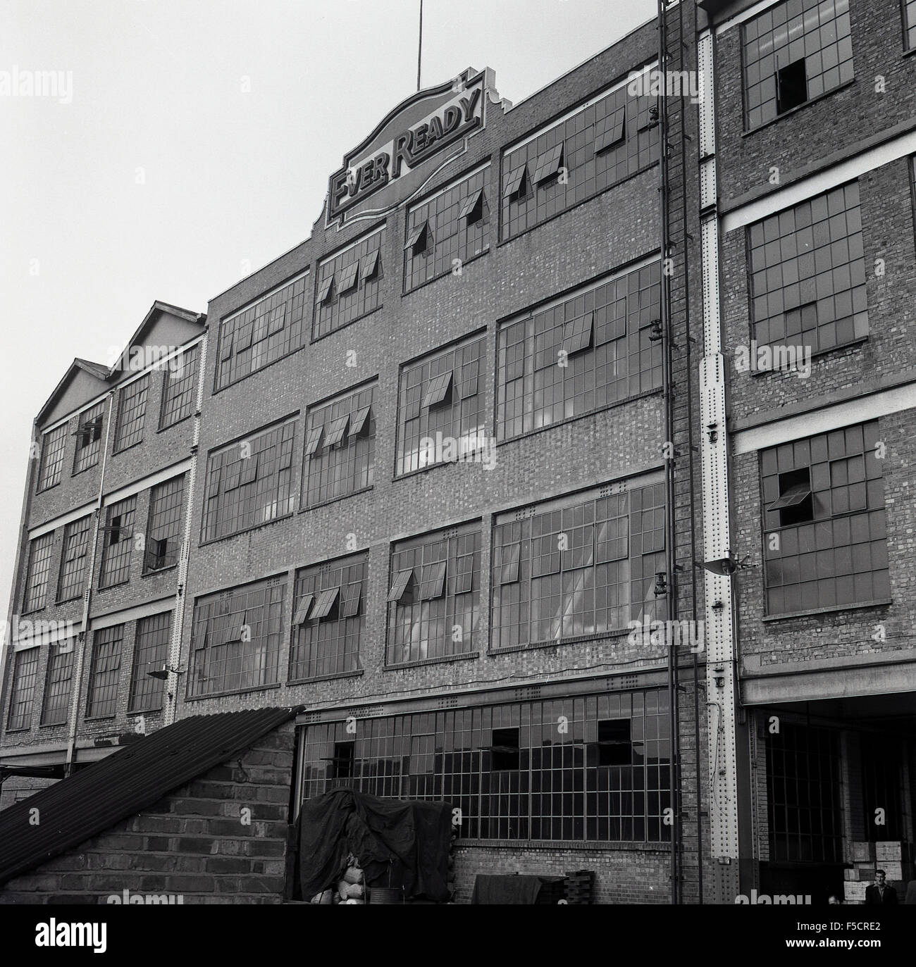 1950s historical warehouse large industrial hires stock photography