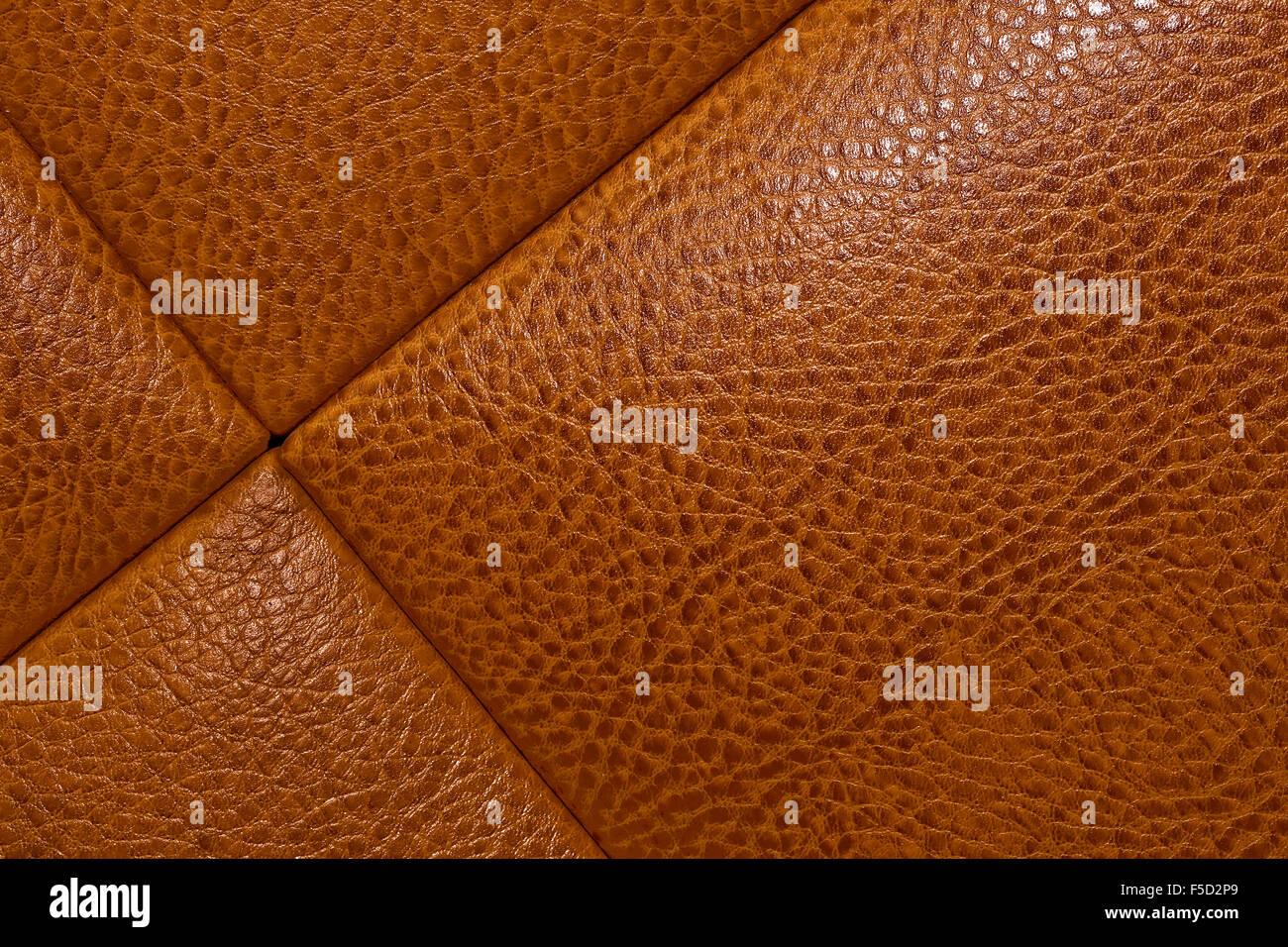 detail of brown leather Stock Photo