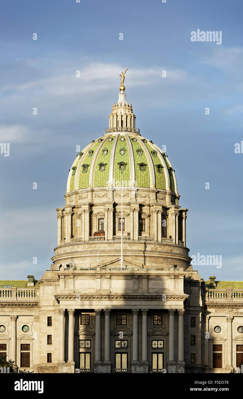 Pennsylvania State capitol building, Harrisburg, Pennsylvania, USA Stock Photo