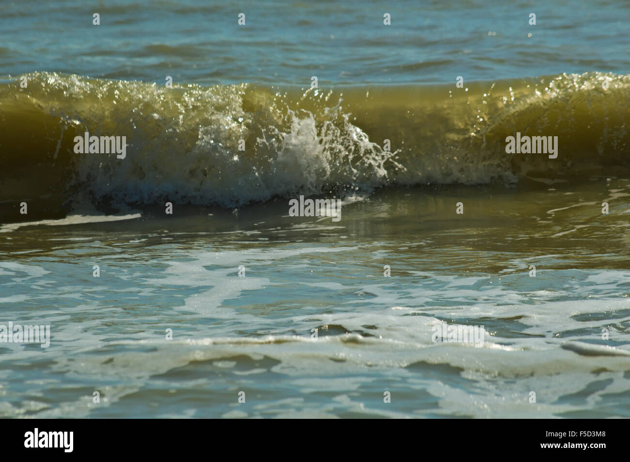 The Dashed Wave a small wave dashed Stock Photo - Alamy