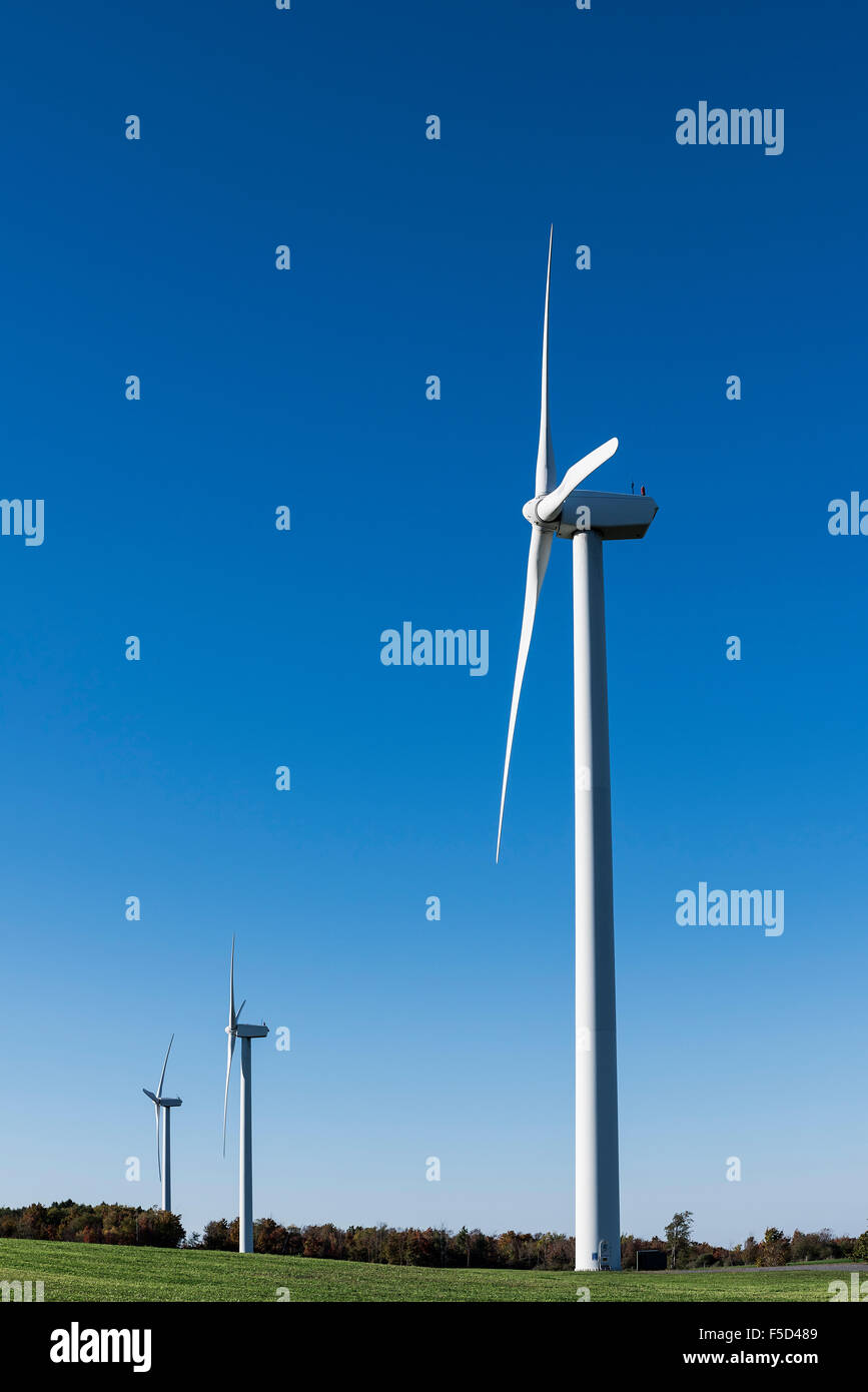 Wind farm, Canastota, New York, USA Stock Photo Alamy