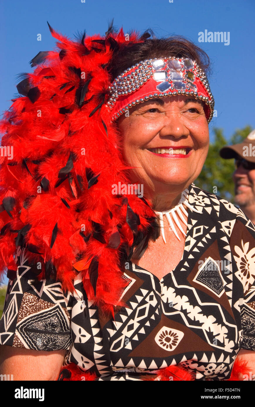 Samoan dancer, World Beat Festival, Riverfront Park, Salem, Oregon