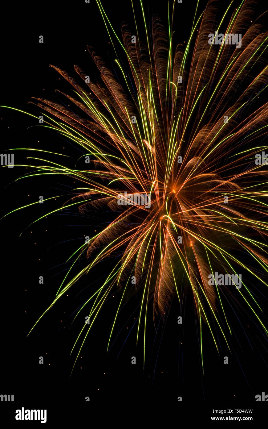 Fireworks, World Beat Festival, Riverfront Park, Salem, Oregon Stock