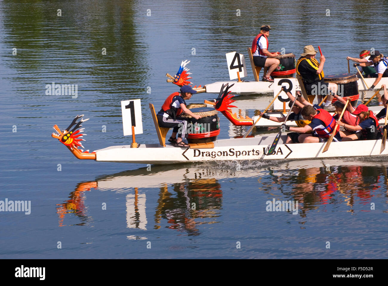 Dragon Boat Race, World Beat Festival, Riverfront Park, Salem, Oregon