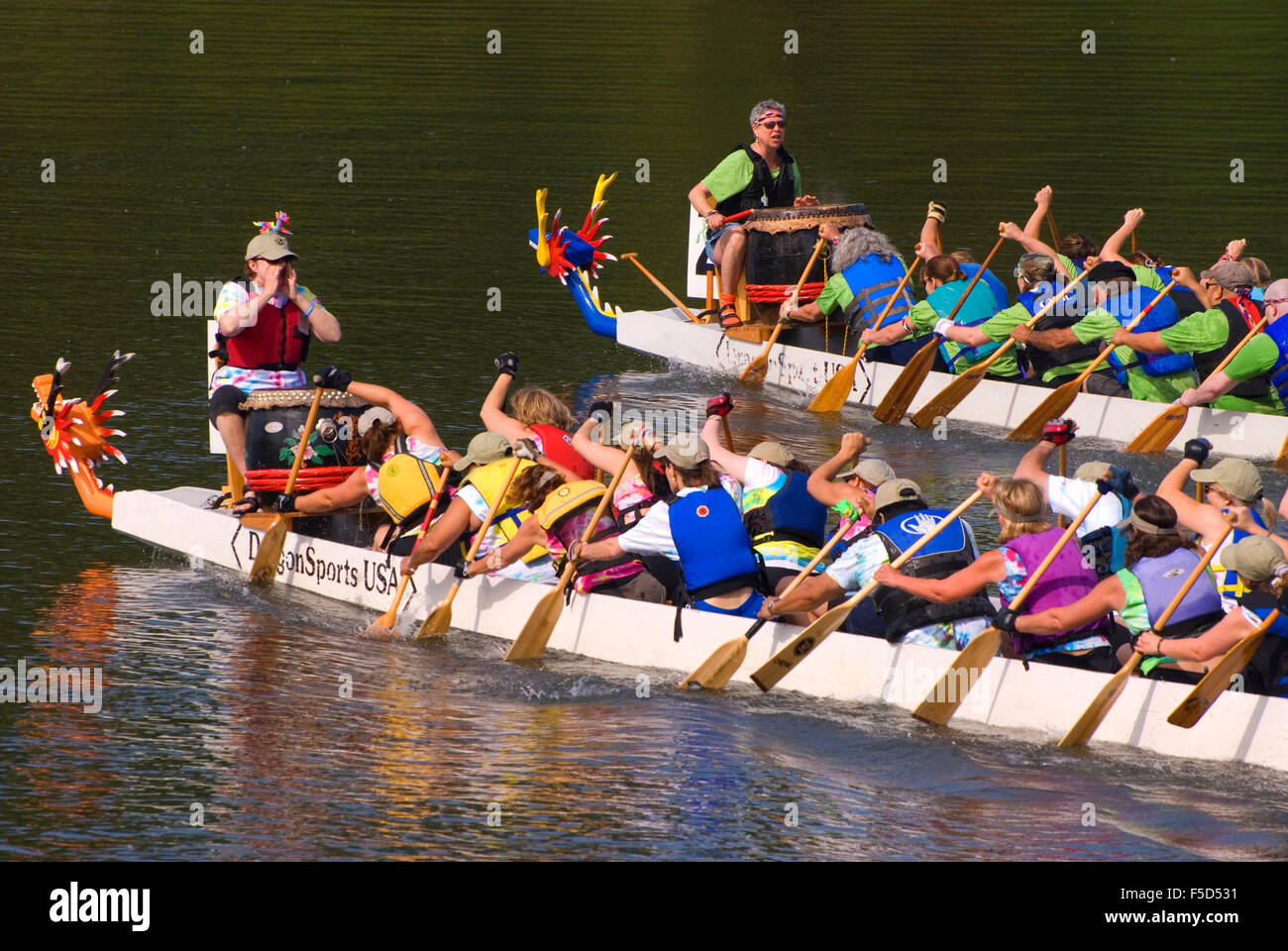 Dragon Boat Race, World Beat Festival, Riverfront Park, Salem, Oregon