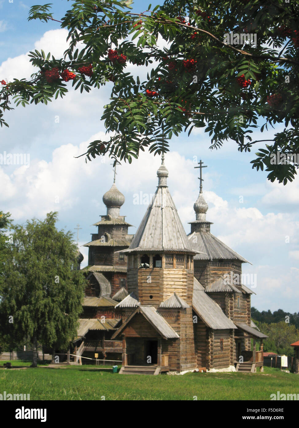 Russian Church Rural Wooden orthodox churches in historical town Suzdal in Russia Stock ...