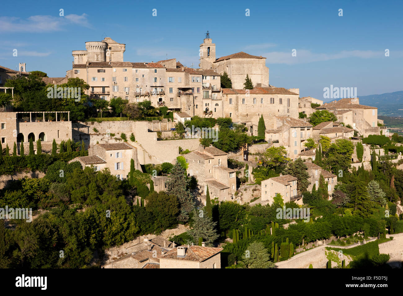 Cityscape of Gordes, Vaucluse, Provence, France Stock Photo