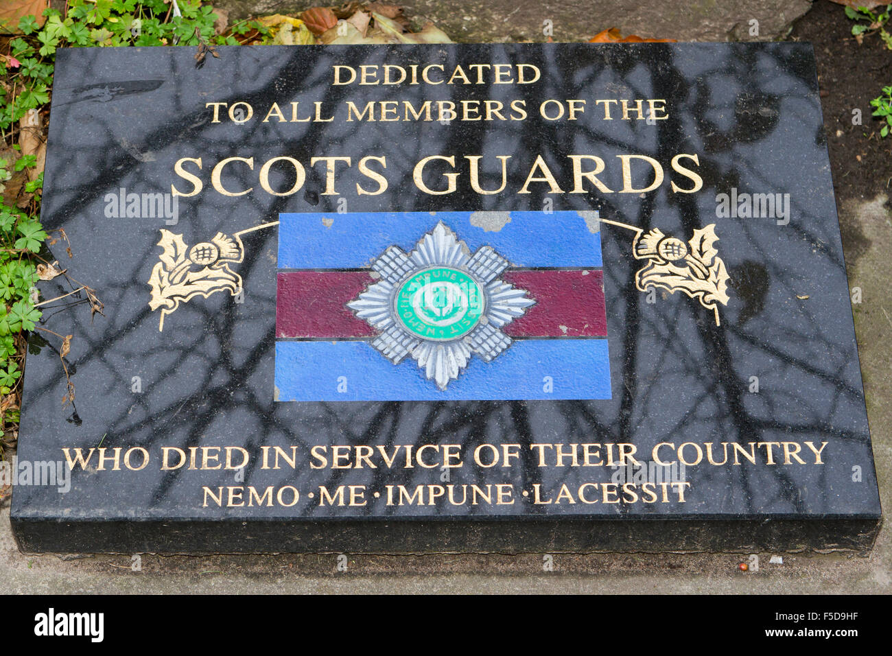 Memorials to the fallen, in St John's Gardens, a park and public