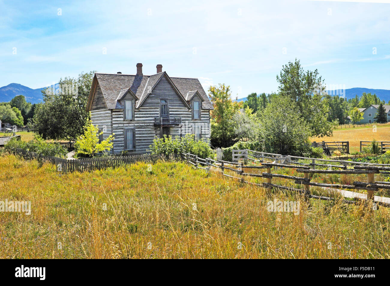 Built around 1867, this beautiful twowstory long home belonged to the