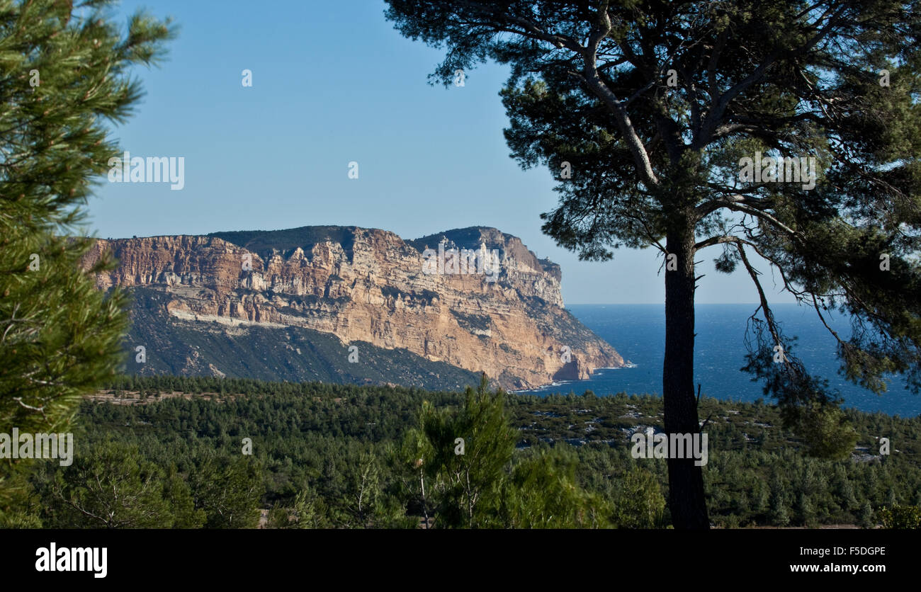Cap Canaille : Cassis (Bouches-du-Rhône,France) Stock Photo