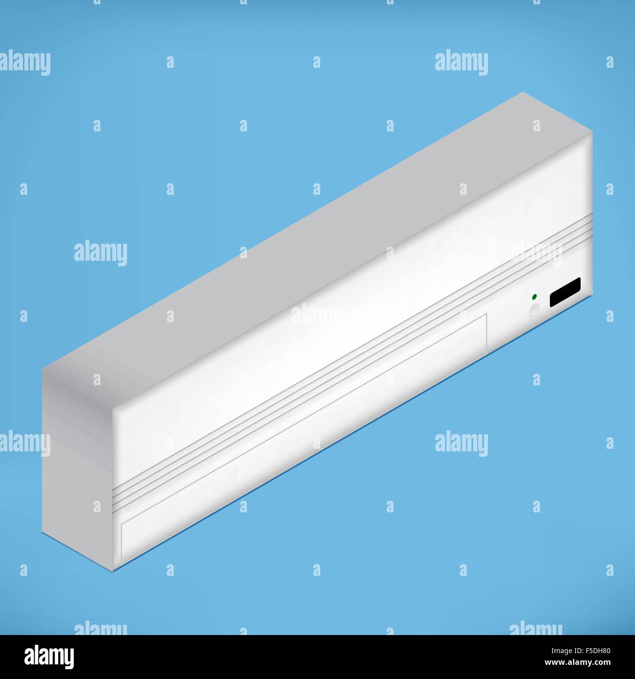 White airconditioner for medium room Stock Vector Images - Alamy