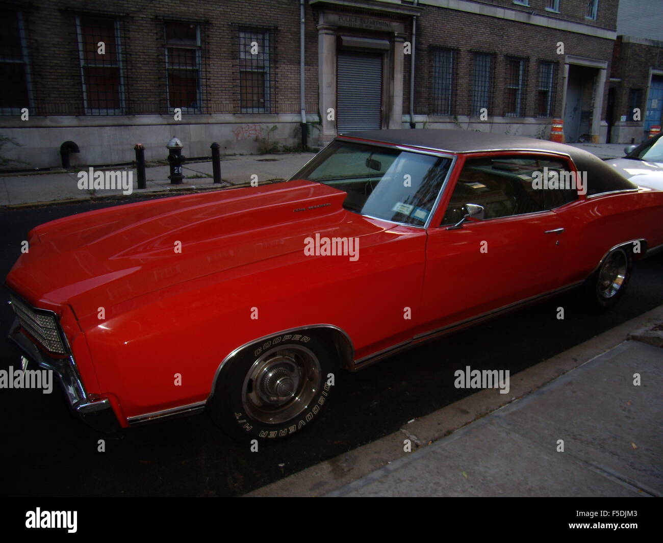 Red Car, Ford, Mustang, cadillac,. New York Stock Photo