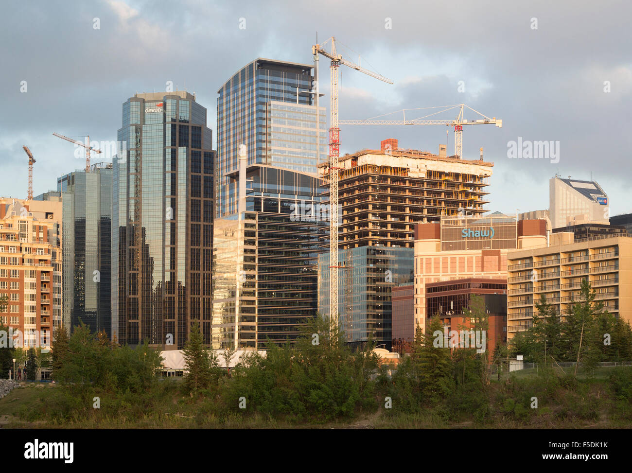 Office building under construction in downtown Calgary Stock Photo - Alamy