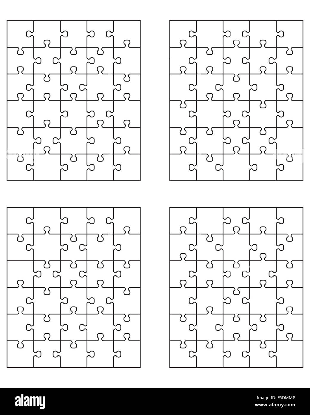 Vector puzzles hi-res stock photography and images - Alamy